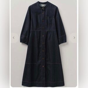 Toast Denim Shirt Dress Size UK 6